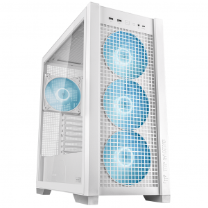 ASUS TUF Gaming GT302 ARGB Mesh & Tempered Glass Mid-Tower E-ATX Case - White